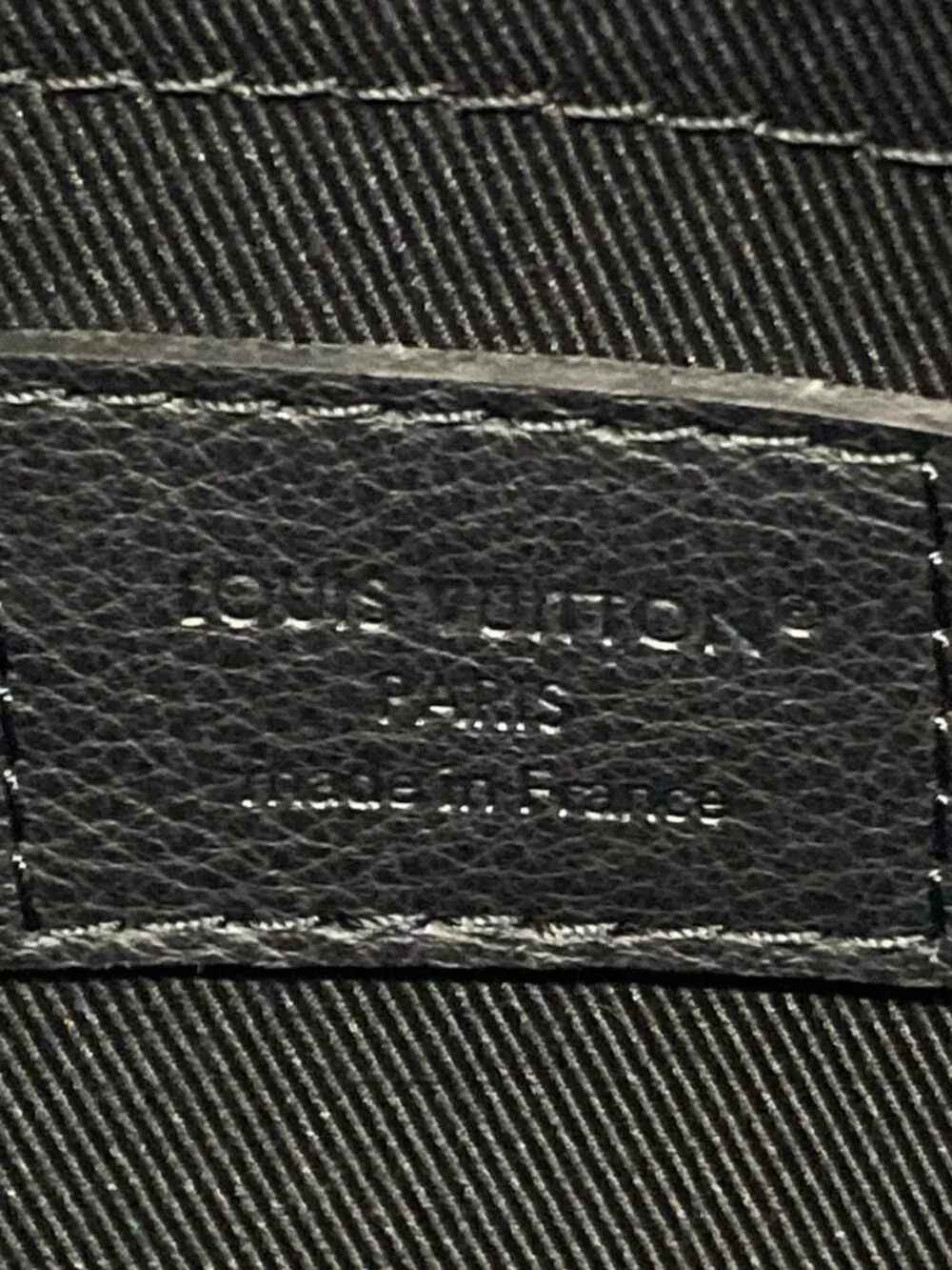 LOUIS VUITTON Pochette Voyage Supr. M82545 Noir Monogram Shadow Mens Clutch Bag